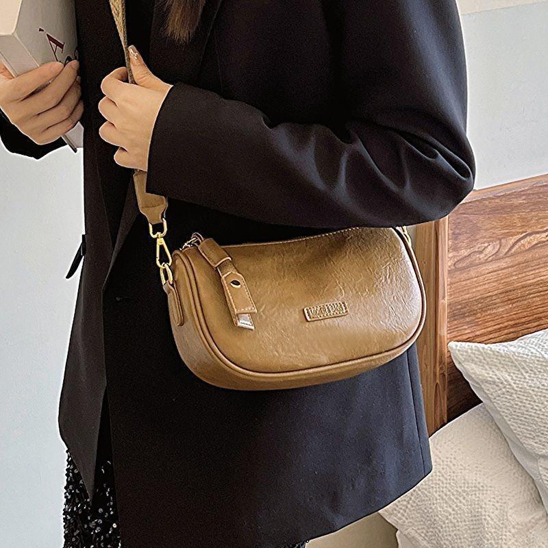 Wholesale Boston Bag Outdoor Travel Solid Color Niche Pillow Bag Broadband Shoulder Bag Casual Messenger Bag Women