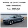 Car Sunshade For Polestar 2 P317 2020~2025 Sunroof Shades Electrostatic Adsorption Visor Anti UV Sun Protection Auto Accessories
