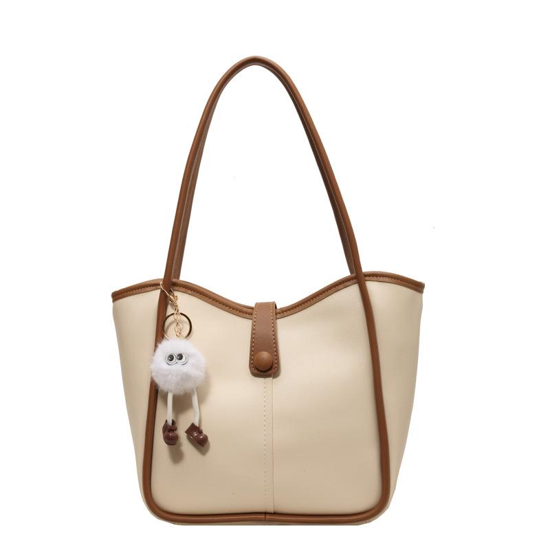 

Premium bag, new niche bag, popular today, shoulder large-capacity commuter tote bag, bucket bag. Without pendant