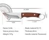 Stainless Steel Kitchen Knife Slicing Knife Fish Knife Meat Cleaver Cutter Tool