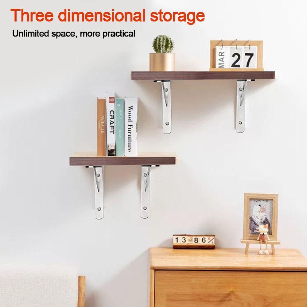 Right Angle Shelf Bracket Heavy Duty Triangle Shelf New Home Bookshelf Bracket