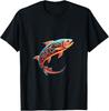 Tribal Salmon Graphic T-shirt