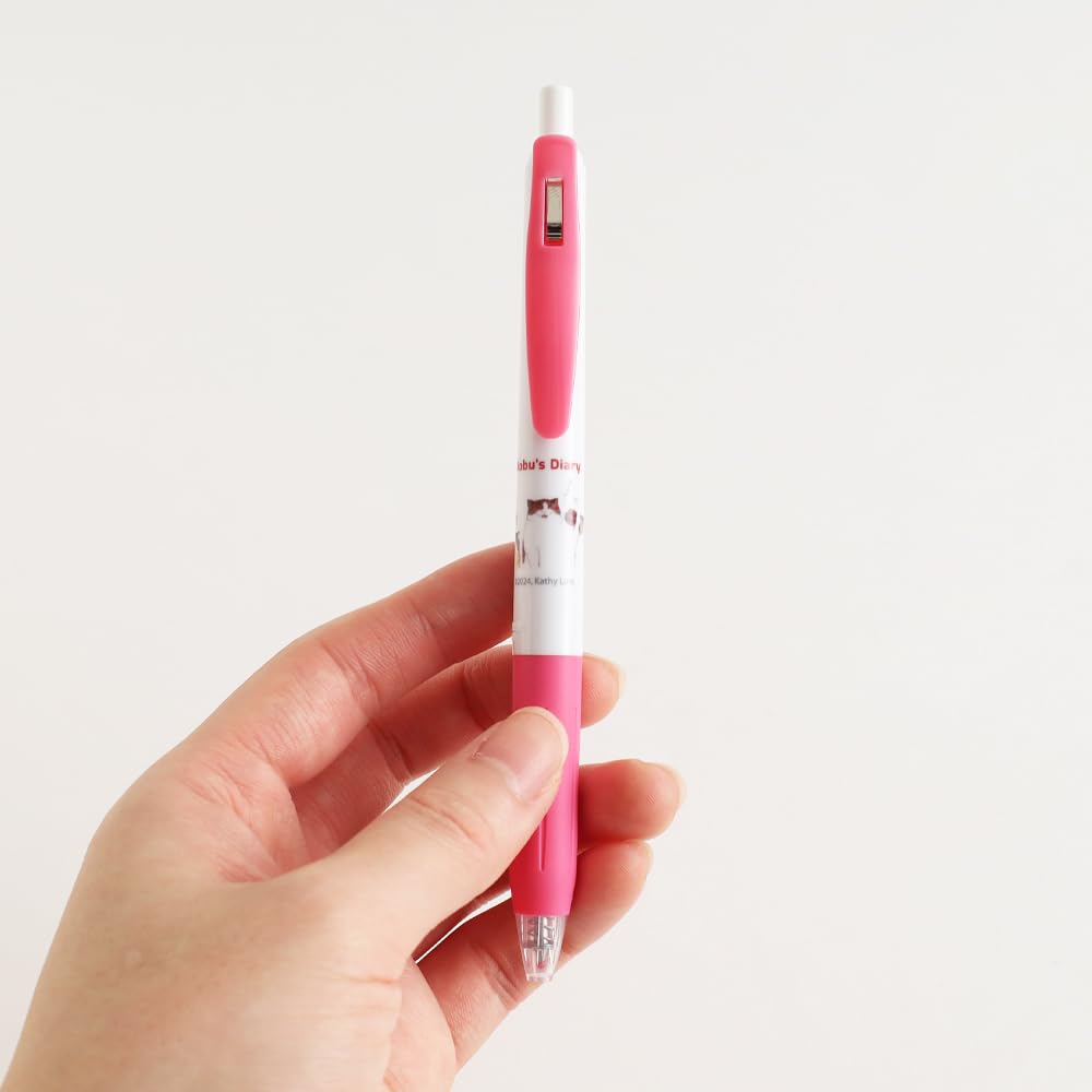 Overglad Mobu the Calico Cat Wants to Earn Cat Food Diary Gift Tin Set Pink Mobu's MBB-050