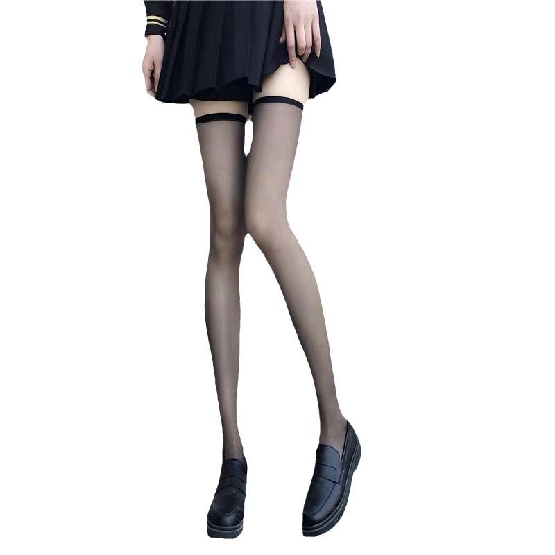 Women's Ultra-Thin Non-Slip Flesh-Colored Thigh-High Stockings