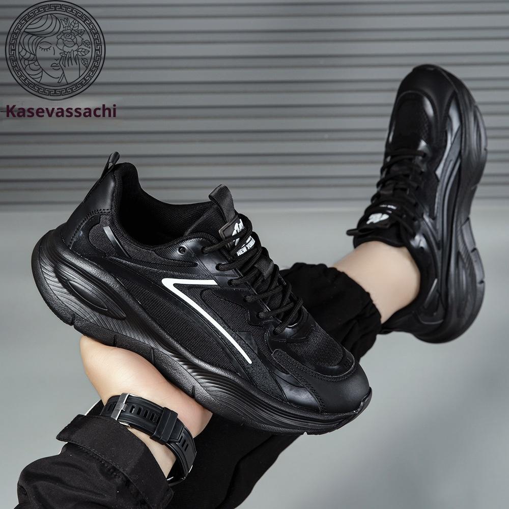 Unisex running shoes spring, summer and autumn lace-up new fashionable cold sticky lightweight breathable elastic fabric