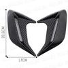 Car Dummy Duct Fender Hood Aero Custom Dress Up Carbon Style Universal Set of 2