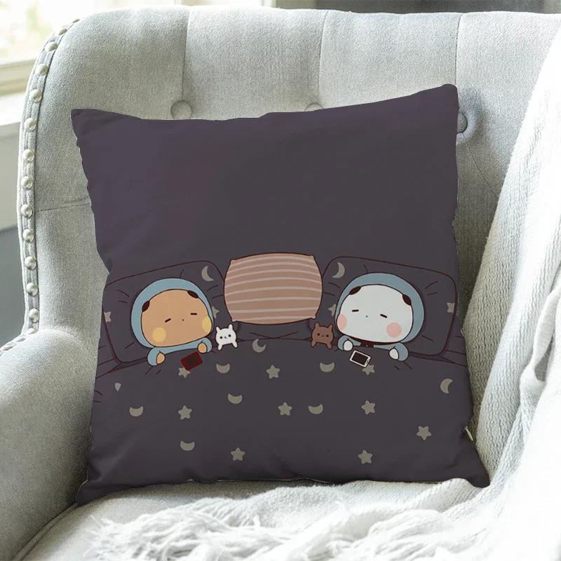 Pillowcase Bubu Dudu 45x45cm Home Decor Cushion Cover Sofa Bed Car Cushion Cover Halloween Christmas