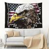 Retro bald eagle pattern Digital printing polyester wall tapestry suitable for use in living rooms bedrooms offices bars party