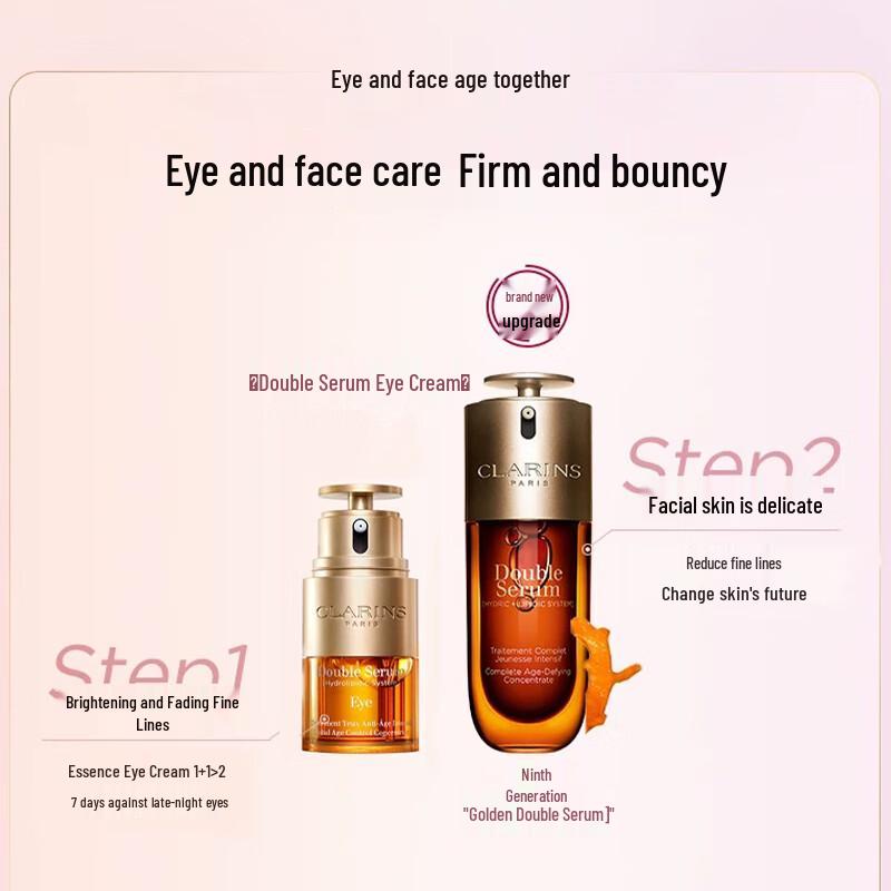 Clarins Double Serum & Eye Cream Skincare Set