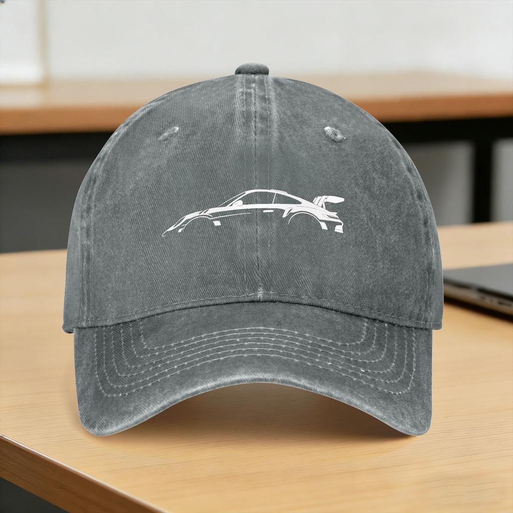 Sports Car Silhouette Casual Baseball Cap Hunting Camping Hip Hop Hats Spring High Quality Unisex-Teens Fashion Snapback Cap