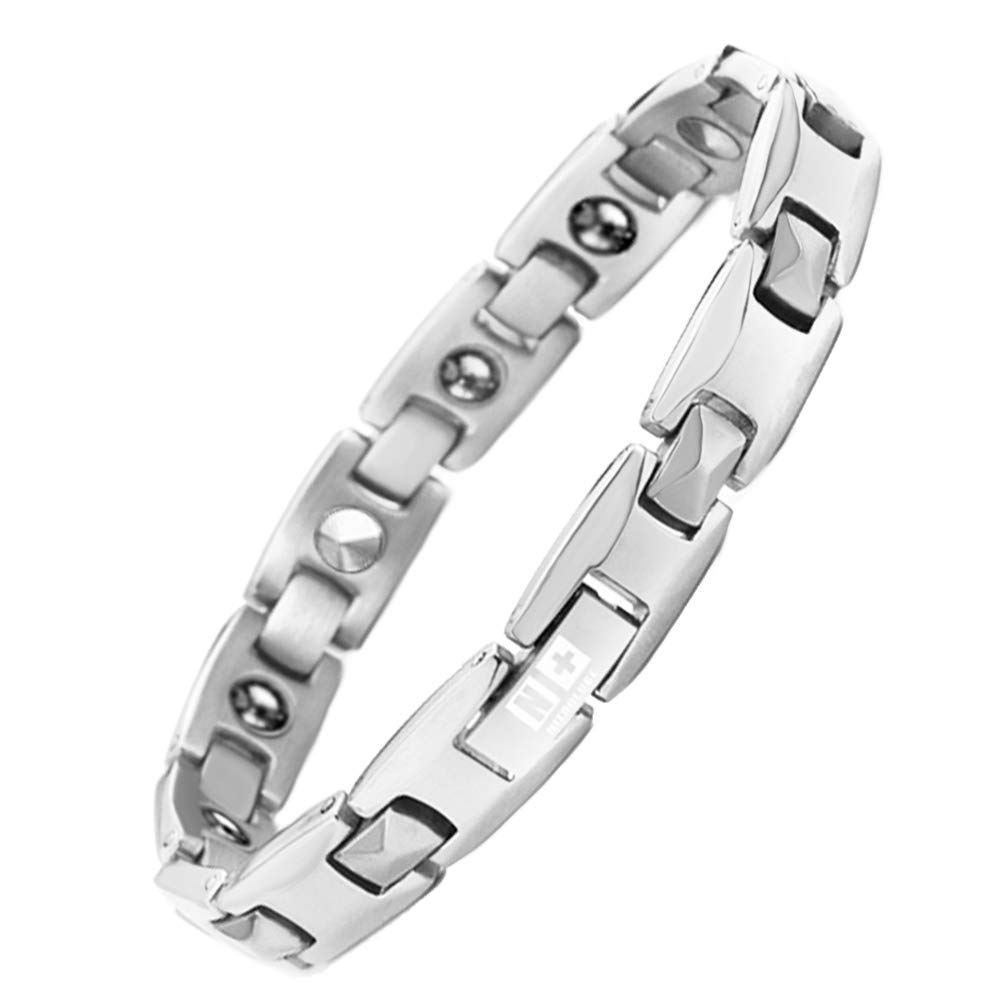 

11 германиевых бусин для снятия статического электричества, чистый титан, 99,99% чистоты, браслет, мужской, женский, браслет, (германиевые бусины, 18,5 см)