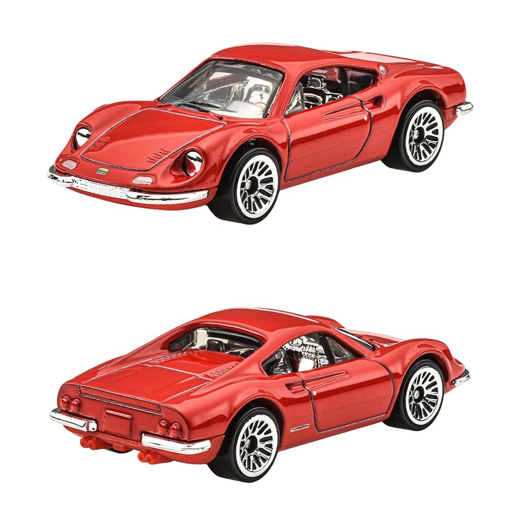 Hot Wheels Basic Car Ferrari Pack Set of 5 Ages 5-Car (164 Scale, Cars) - 3+ (JLN12)