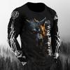 Animal T-Shirts For Mens 3D Wolf Printing Short Sleeve Tops Fashion Personality T Shirt Loose Oversized Tees Shirt Men Clothing