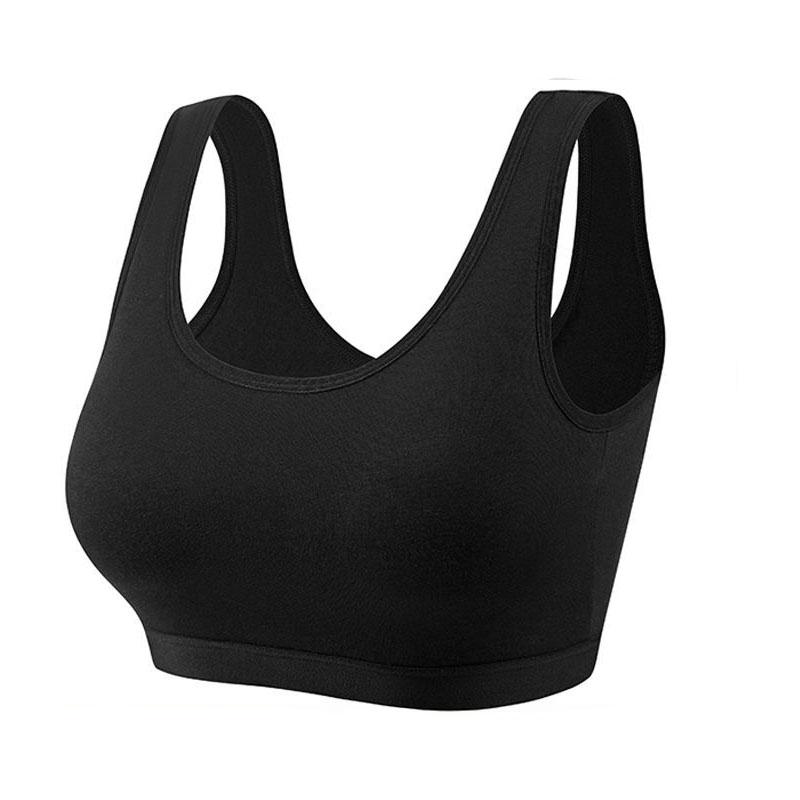 Plus Size Wirefree Bra One-Piece Push-Up Vest Bustier Underwear for Women