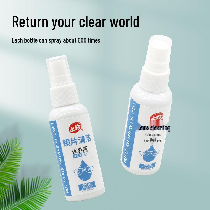 60ml Eyeglass Lens Cleaning Spray Eyeglass Cleaning Agent