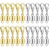 20PCS Gold & Silver Magnetic Clasps for Necklaces & Bracelets, Jewelry Closures by Buelkmag