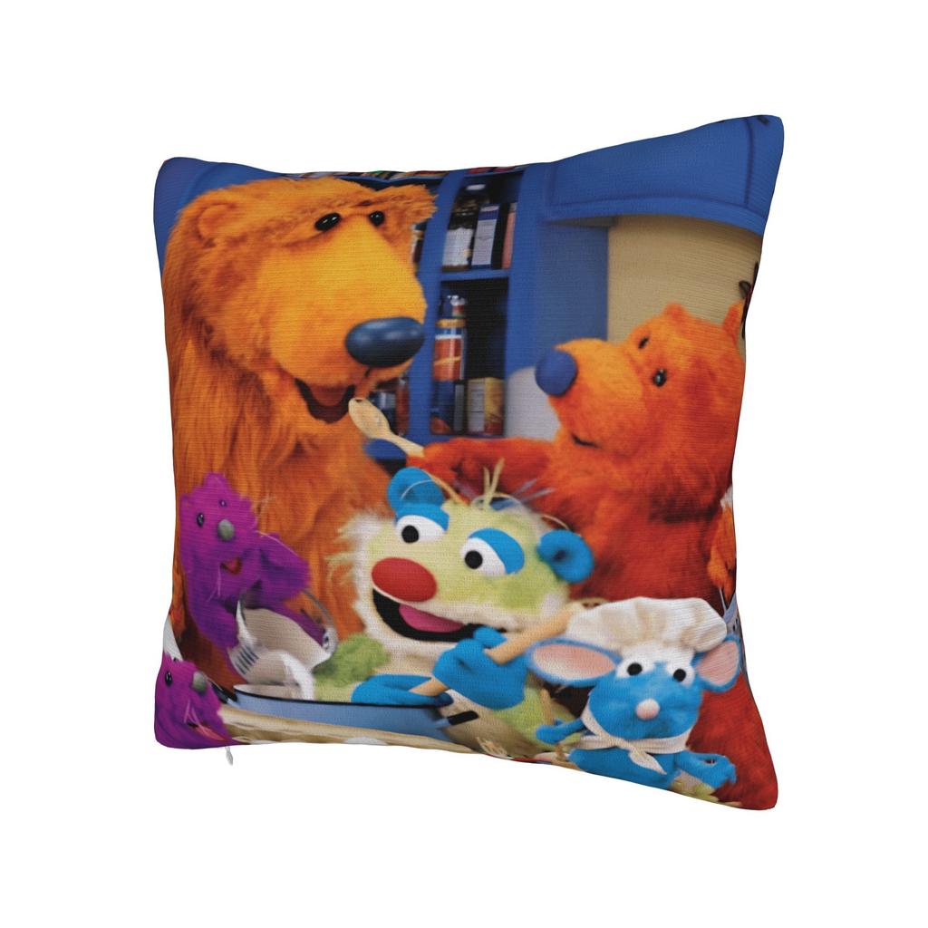 Tutter- B-Bear In The Big Blue House Pillow Case Soft Pillow Cover Novelty Pillowcases For Sofa Bedroom Home Decor