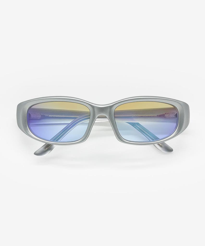 Weeoweeo Bacon Matte Sliver Photochromic Sunglasses