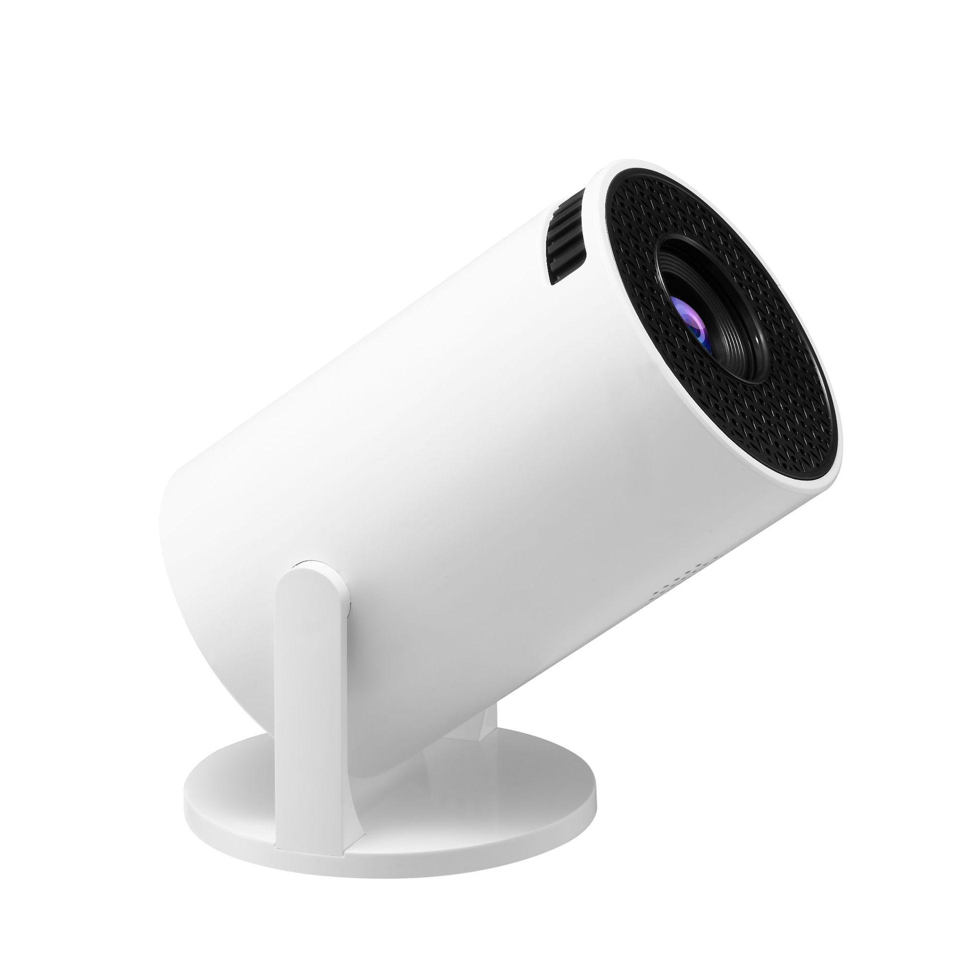 

HY300MINI 4K HD Портативный Смарт-проектор с проводной и беспроводной мобильной проекцией High-Configuration with Adapter белый