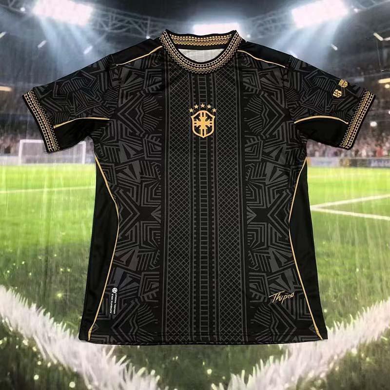 Cupro nickel Nieuwe Brazili&euml; team Brazili&euml; Wereldbeker sportkleding nationaal team shirt op maat kort-mouw t-shirt grensoverschrijdende levering maatwerk L