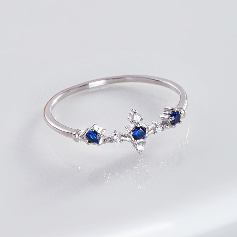 

Кольцо Banyan Tree S925 Silver Blue Diamond Crown: Женские роскошные часы с покрытием из 14-каратного золота Number 11 белого золота