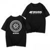 Modă 2026 Vară Nouă Piese Multiple Jantă Forjată Logo Imprimat Grafic Tricouri pentru Unisex și Unisex Streetwear de Înaltă Calitate