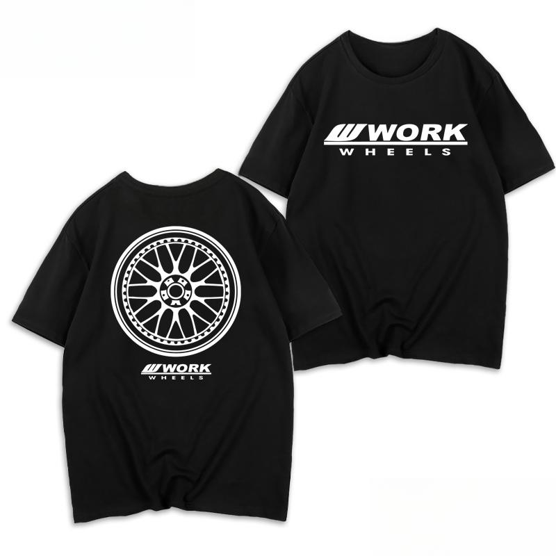 Modă 2026 Vară Nouă Piese Multiple Jantă Forjată Logo Imprimat Grafic Tricouri pentru Unisex și Unisex Streetwear de Înaltă Calitate