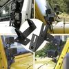 2Pcs Windshield Hinge Mount Bracket For Jeep Wrangler JK JKU 2007-2017 LED Light Bar Holder