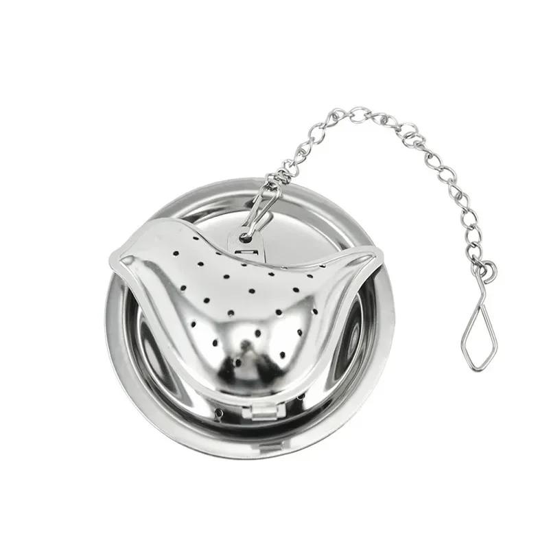 Stainless Steel Tea Infuser Tea Leaves Spice Seasoning Ball Strainer Teapot Fine Mesh Coffee Filter Teaware Kitchen Accessories