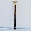 91.44 Cm Brass Deer Head Walking Stick, Handmade Luxury Cane for Collectors, Unique Walking Stick for Men Women Gift