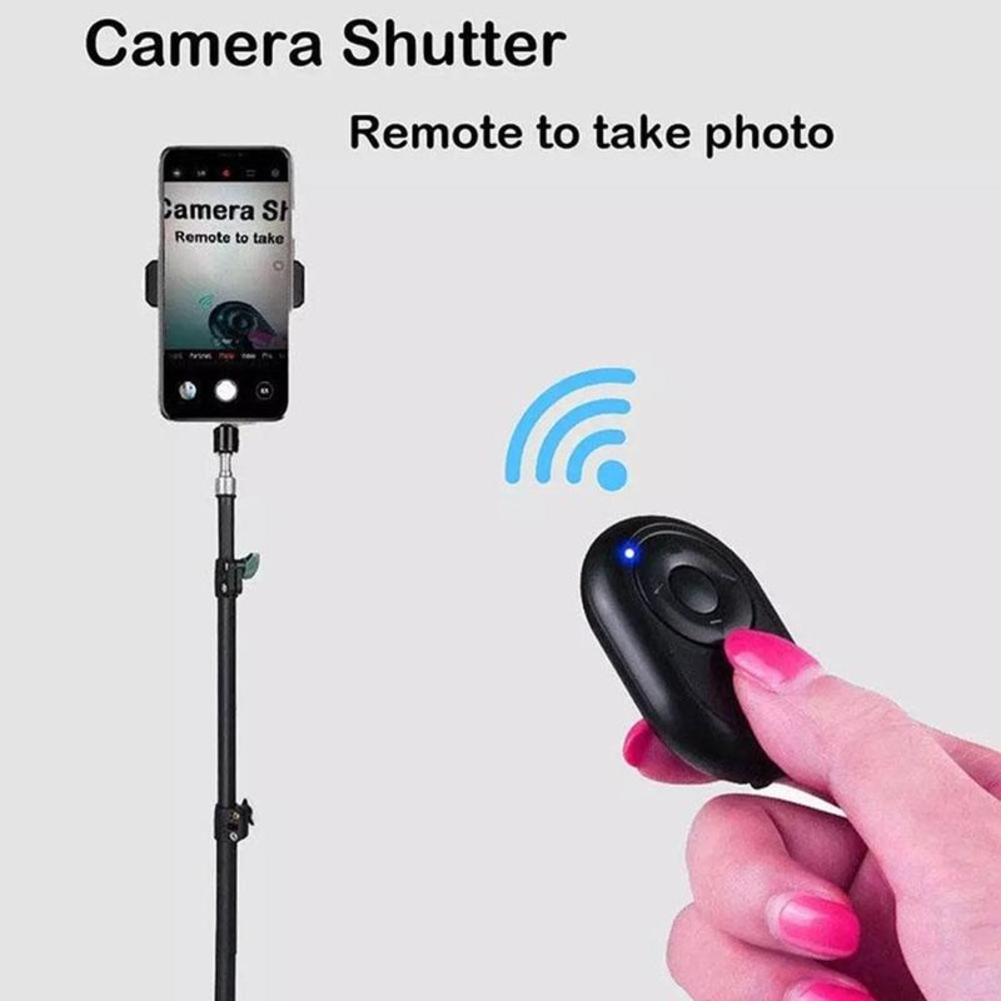Bluetooth Camera Remote Control for iOS/Android Phones Click Photos & Videos, Mini Wireless Phone Mobile e-Book Page Turner