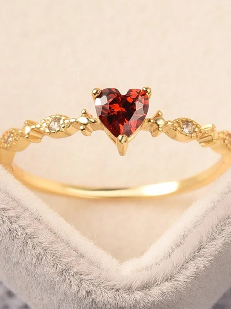 925 Sterling Silver Zircon Simplicity Love Heart Ring For Women Engagement Wedding Fashion Luxury High Quality Fine Jewelry