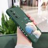 Blue Silk Cat  Phone Case For Samsung Galaxy A37 A57 Liquid Silicone Cover