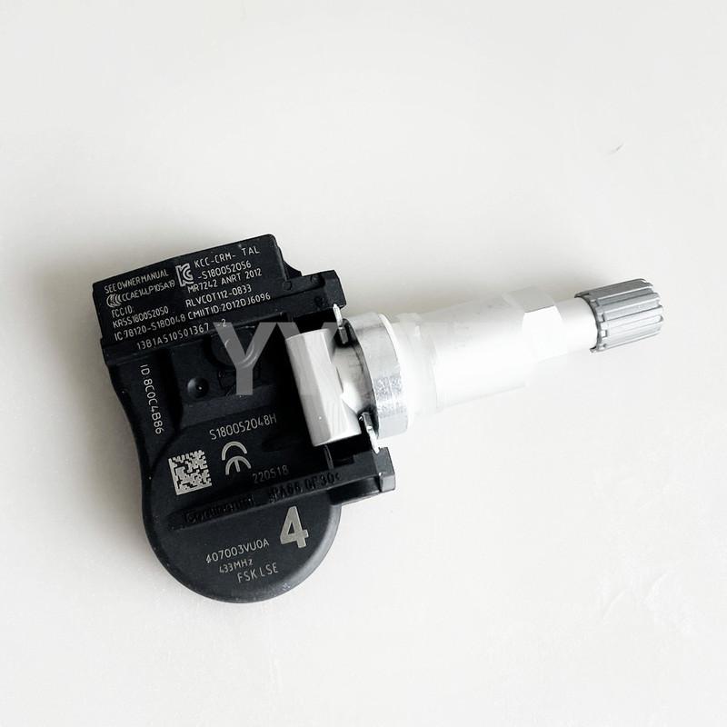 Dla 2014 2015 2016 Renault Koleos czujnik TPMS czujnik ciśnienia powietrza w oponach 407005663R 407003VU0A 407003VU0B 40700-3VU0A 40700-3VU0B