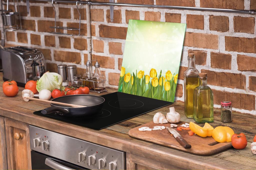 SZKLANA DESKA DO KROJENIA 45x52 TULIPANY