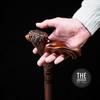 Wooden Lion Walking Stick Cane Ergonomic Palm Grip Handle Victorian walking stick cane walking stick  costume walking cane