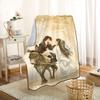 Cute Anime Mo Dao Zu Shi Throw Blanket Personalized Blankets On For The Sofa/Bed/Car Portable 3D Blanket For Kid Home Textiles