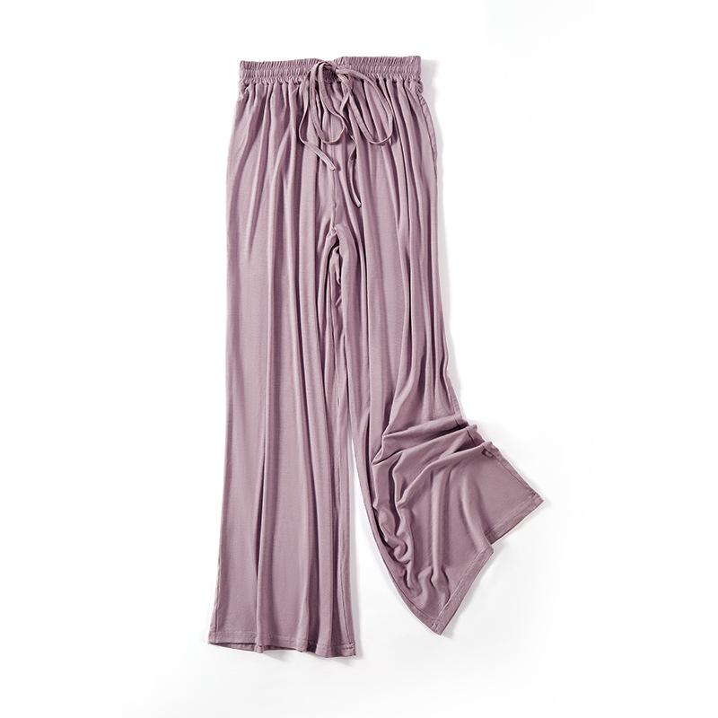 Women's High Waist Modal Dance & Yoga Pants - Loose, Straight Leg for Summer Practice