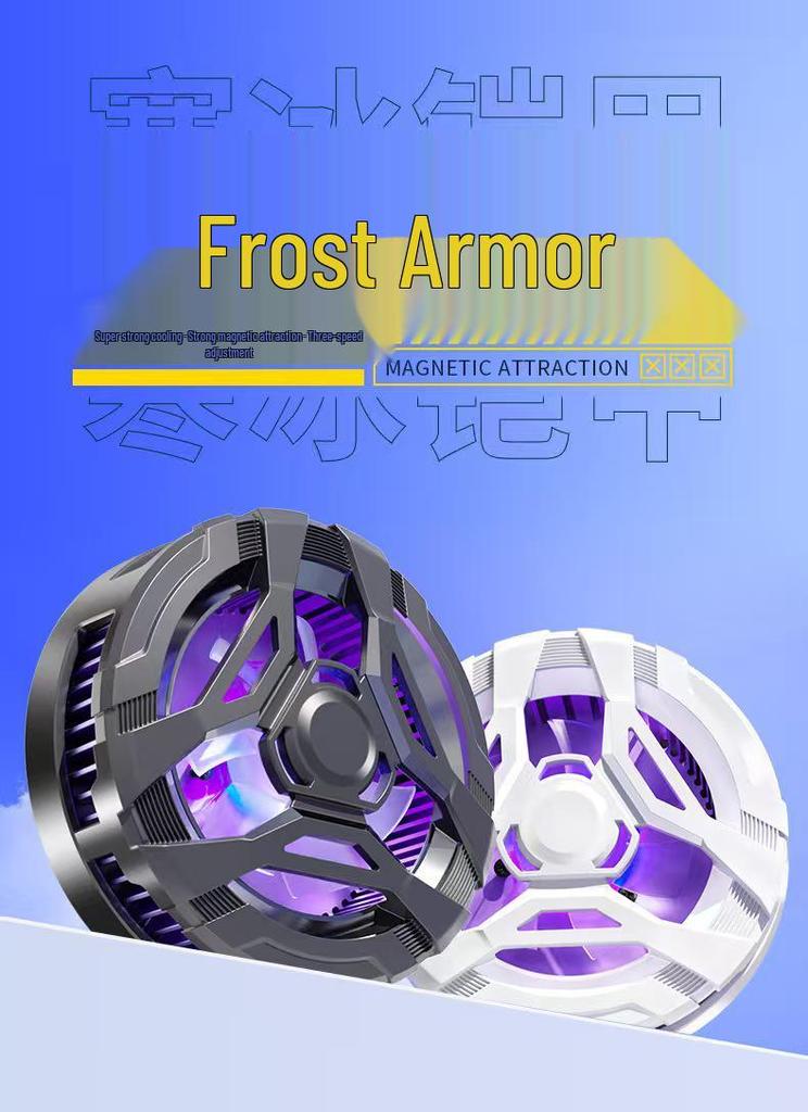S25 Magnetic RGB Phone Cooler with Type-C Silent Semiconductor Refrigeration