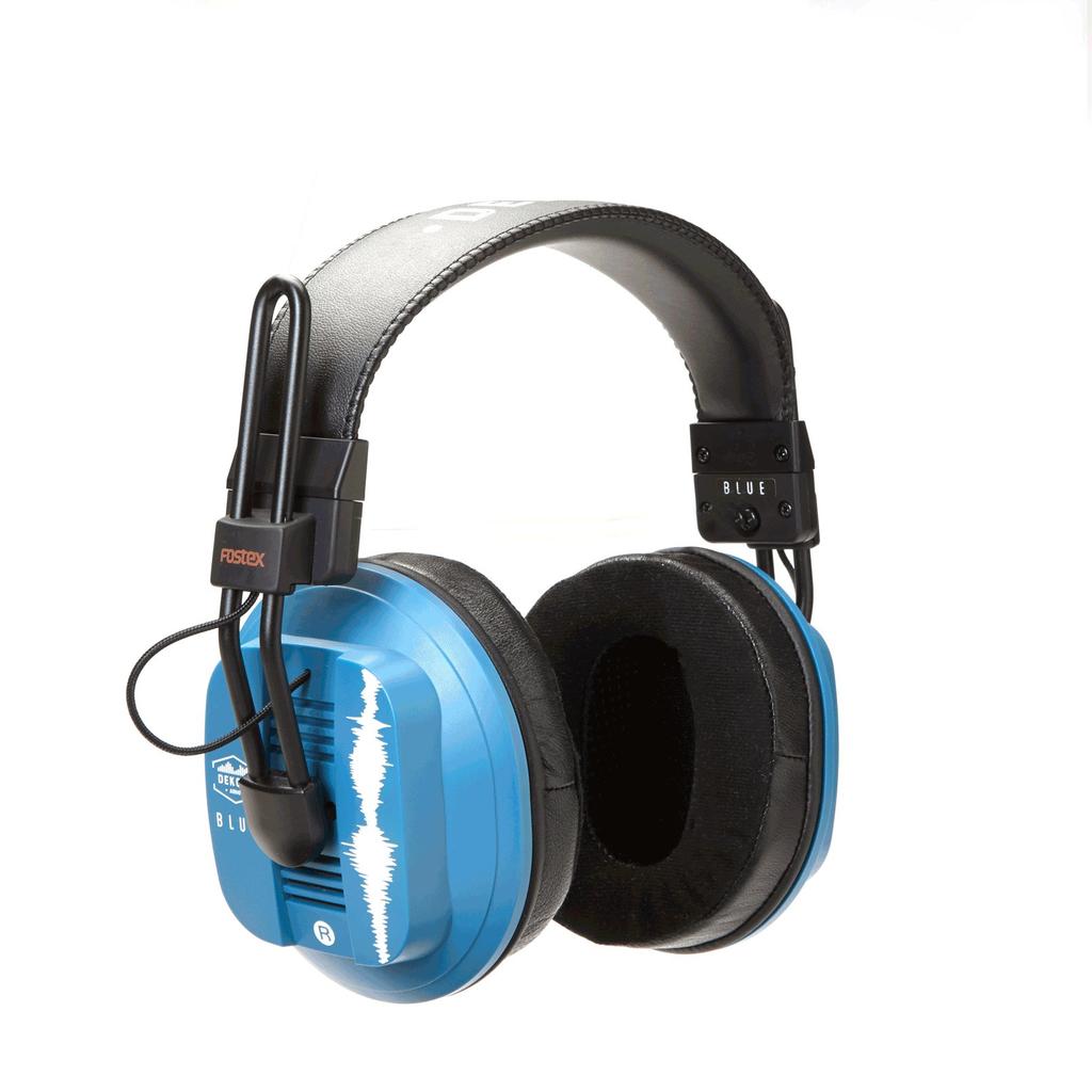 Dekoni Audio Blue Audiophile HiFi Planar Magnetic Headphones Fostex/Dekoni
