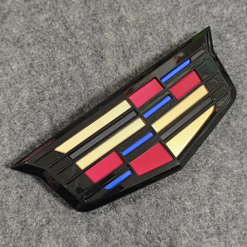Metal New Car Front Hood Grille Emblem Rear Trunk Badge Cover for Cadillac CT4 CT5 XT5 XT6 XTS ATS-L Sticker Accessories