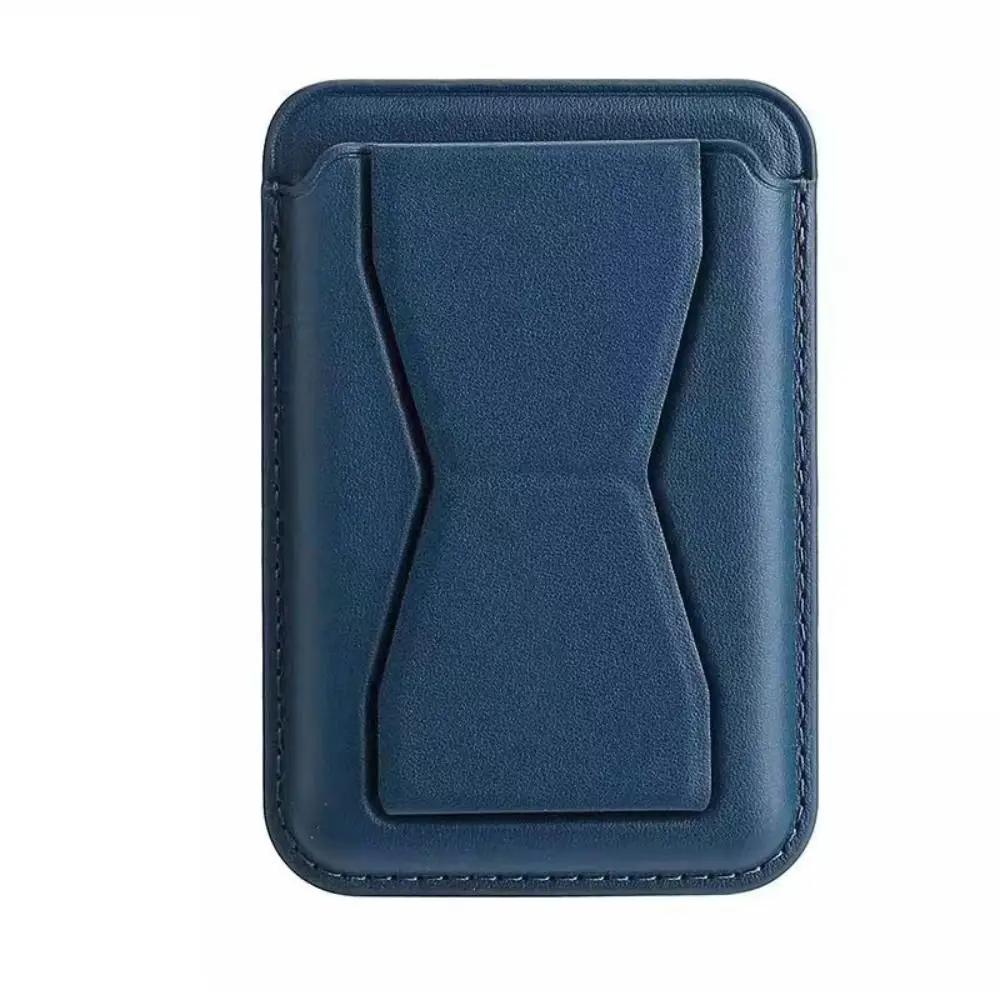For Magsafe Wallet Phone Card Holder Safety Accessories Card Bag Anti-theft Leather Phone Card Bag for iPhone 15 14 13 ProMax