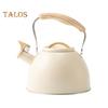 3L Whistling Tea Kettle with Heat-proof Foldable Handle Large Capacity Food Grade Teapot Kitchen Supplies