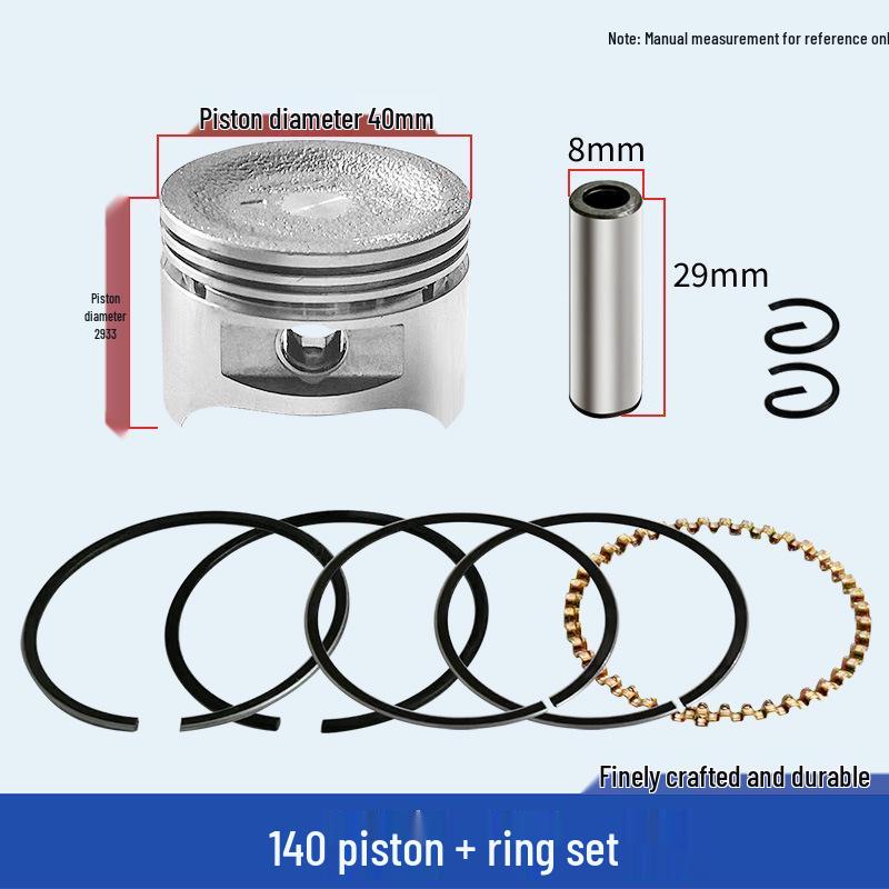 Four-Stroke Lawn Mower Piston Ring & Two-Stroke Brush Cutter Piston Assembly 