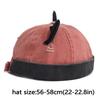 Słodki słodki koci kapelusz z uszami bez ronda Osobowość Swobodny Jednolity kolor Czapka Beanie Bawełna Oddychająca Prana Stara Czapka Beanie Unisex