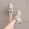Dad shoes girl spring and autumn new student Korean version ins trendy platform single shoes sports casual simple fashion shoes 2025
