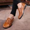 High Quality Leather Men's Moccasins Fashion Brand Men's Flat Shoes 38-47