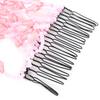 Women Girl Magic Easy Hair Beads Slide Stretchy Comb Clip Stretchable Hairpin Pink