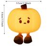 USB Charging LED Pumpkin Light Adjustable Brightness Desktop Lamp  Bedroom