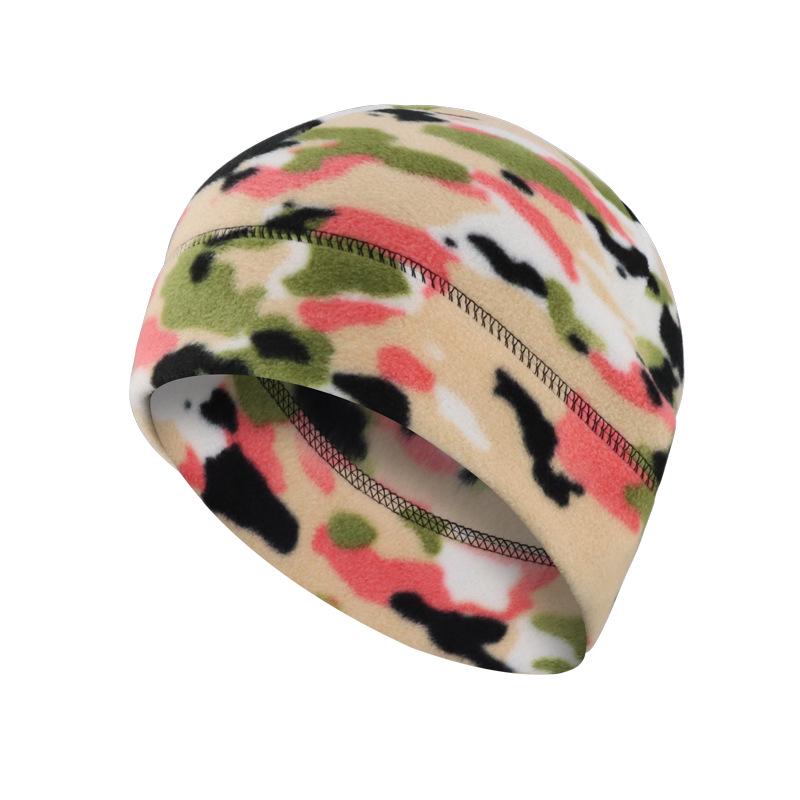 Winter Fleece Camouflage Ski Hat with Ear Protection